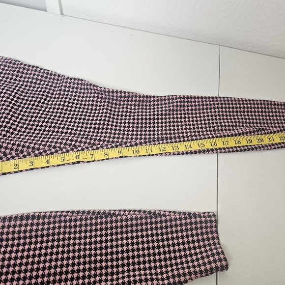 Old Navy Stevie Pink Houndstooth Pants – Women’s Size Small - Picture 3 of 8
